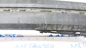 Rear bumper lip Mercedes C-class W205 300/350e/350h/400 15-18 without parking sensors, scratches, crack in mount