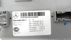 Body Control Module BCM Mercedes C-class W205 15-21 under the dashboard
