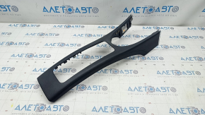 Mercedes W211 center console trim leather black, scratches