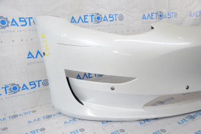 Front bare bumper Tesla Model 3 18 - for parking sensors white PPSW,