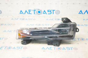 Fog light left Tesla Model 3 18- with turn signal, without corrector, sand, chip