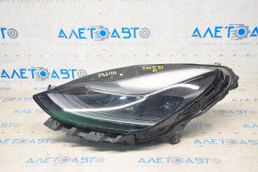 Headlight front left Tesla Model 3 21- matrix with mount, sand