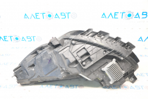 Tesla Model 3 21-matrix front right headlight with mount, sand, dirt inside