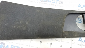 Upper center pillar trim belt left Mercedes C-class W205 15-21 black, needs cleaning, worn