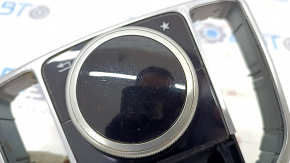 Joystick washer control multimedia Mercedes C-class W205 15-18 worn, chrome swelled