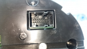 Instrument cluster Chrysler 200 15-17 small display, light frame, scratches, broken mount
