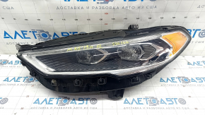Front left headlight complete Ford Fusion mk5 17-20 LED, with DRL, sand, broken mount