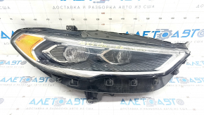 Front right headlight complete Ford Fusion mk5 17-20 LED, with DRL, sand
