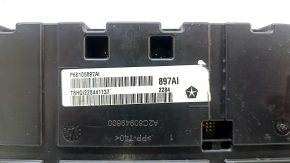 Instrument cluster Chrysler 200 15-17 small display 132k light edging, scratches, broken housing