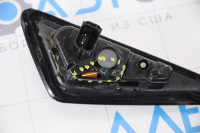 Turn signal in the wing front right Tesla Model 3 18- with camera, matte, broken fastener, scratches, broken housing, cracks near the camera