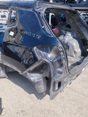 Quarter wing rear left Jeep Compass 17 - black, on the body, bumps