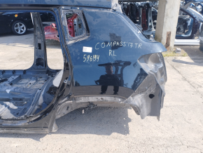 Quarter wing rear left Jeep Compass 17 - black, on the body, bumps