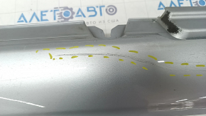 Right threshold Mercedes C-class W205 300/350e/350h/400 15-21 chrome moldings, silver 775, scratches