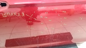 Door bare front right Ford Fusion mk5 13-20 red D4, putty 0.3-0.5