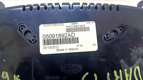 Dodge Dart 13-13 instrument cluster small display 119k, broken mount