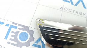 Door sill trim front right outer Mercedes C-class W205 15-21 chrome without backlight, bumps, scratches