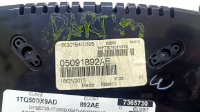 Dodge Dart 13-16 Instrument Cluster Small Display Scratches