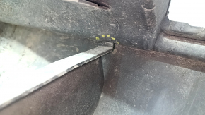 Left threshold Jeep Compass 17 - structure, broken fastening, dented, scratches