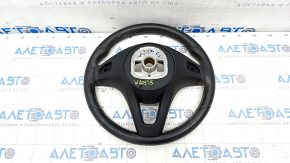 Bare steering wheel Mercedes C-class W205 15-18 under petals, black leather, for cleaning, scratches