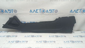 Center console trim side left Dodge Challenger 15-19 rest, black, scratches, crack crepe