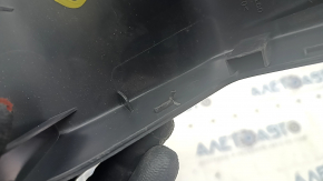 Rear center console trim VW Jetta 19- black, cracked mount