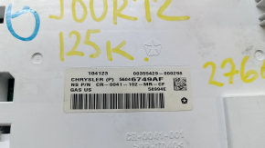 Instrument cluster Dodge Journey 11-12 125k
