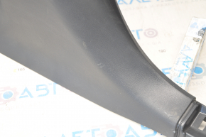 Center pillar trim lower left Tesla Model 3 18- black, scratches, worn