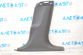 Center pillar trim lower right Tesla Model 3 18- black, worn, minor scratches