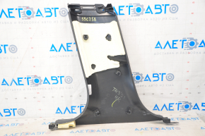 Center pillar trim lower right Tesla Model 3 18- black, worn, minor scratches