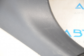 Center pillar trim lower right Tesla Model 3 18- black, worn, minor scratches