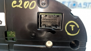 Instrument cluster Chrysler 200 15-16 small display 146k light frame, scratches, broken mount