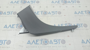 Center console trim side left Hyundai Sonata 11-15 gray, scratches