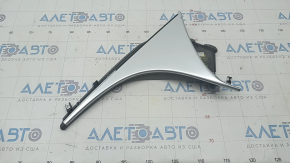 Center console trim side right Hyundai Sonata 11-15 gray, scratches