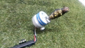 Oil pump automatic transmission Chevrolet Volt 11-15 broken fastening, cut wire with connector