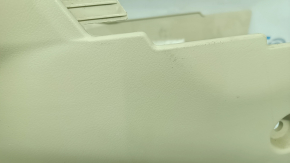 Lower console base Lexus RX350 RX450h 10-15 beige, cracked crepe, scratches