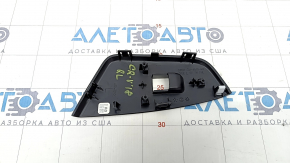 Rear left window lifter control trim Honda CRV 17-22 black