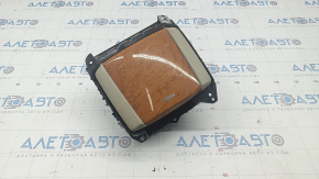 Lexus RX300 RX330 RX350 RX400h 04-09 center console cup holders beige, wood trim, scratches