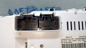 Instrument cluster Jeep Compass 11-16 broken latches, scratches, cracked glass