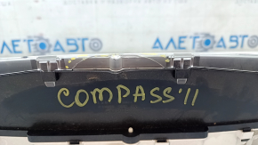 Instrument cluster Jeep Compass 11-16 broken latches, scratches, cracked glass
