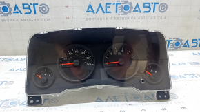 Instrument cluster Jeep Compass 11-16 scratches, broken latches, missing body fragment