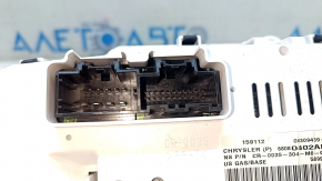Instrument cluster Jeep Compass 11-16 scratches, broken latches, missing body fragment
