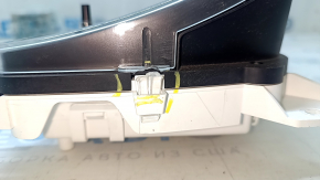 Instrument cluster Jeep Compass 11-16 scratches, broken latches, missing body fragment