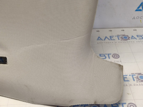 Subaru Legacy 15-17 gray headliner without sunroof, creases, bumps, needs cleaning