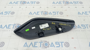 Center console trim side right Chevrolet Camaro 16- front, black, scratches