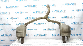 Muffler rear part with barrels Mercedes C-class W205 300 15-18