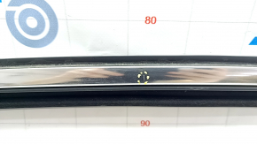Upper rear left door molding VW Passat b8 16-19 USA chrome with glass seal, scratches
