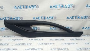 Center console trim side right Lincoln MKZ 13-16 leather black, scratches