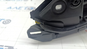 Central console cup holders Chevrolet Camaro 16- naked, black, crack crepe