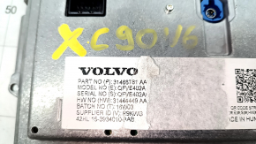 Monitor display navigation Volvo XC90 16-22 worn, driftwood, working