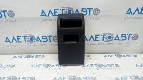 Rear center console trim Nissan Sentra 13-19 black, cracked crepe, scratches